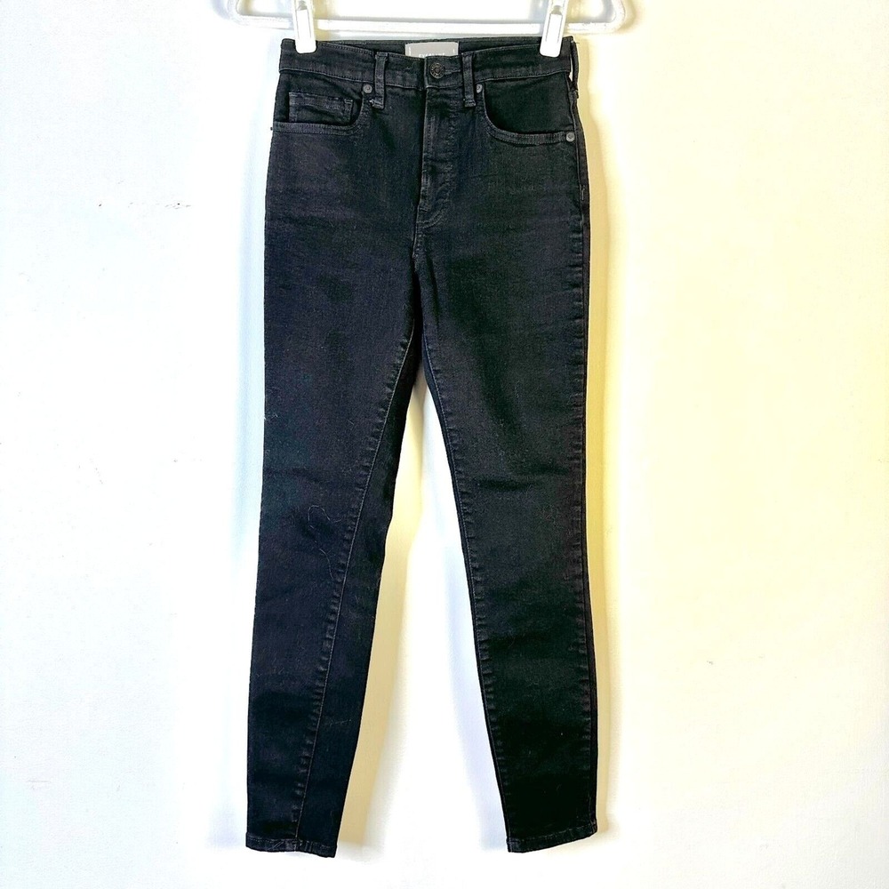 Everlane Jean Women 27 Black High Rise Skinny Classic 5 Pocket Y2K Preppy NWOT